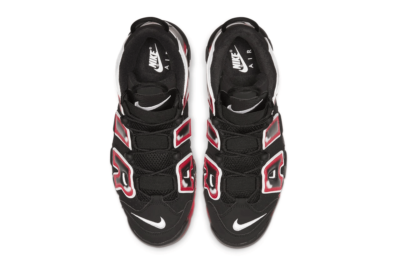 Men's Air More Uptempo PS Laser Crimson Shoes - Image 3