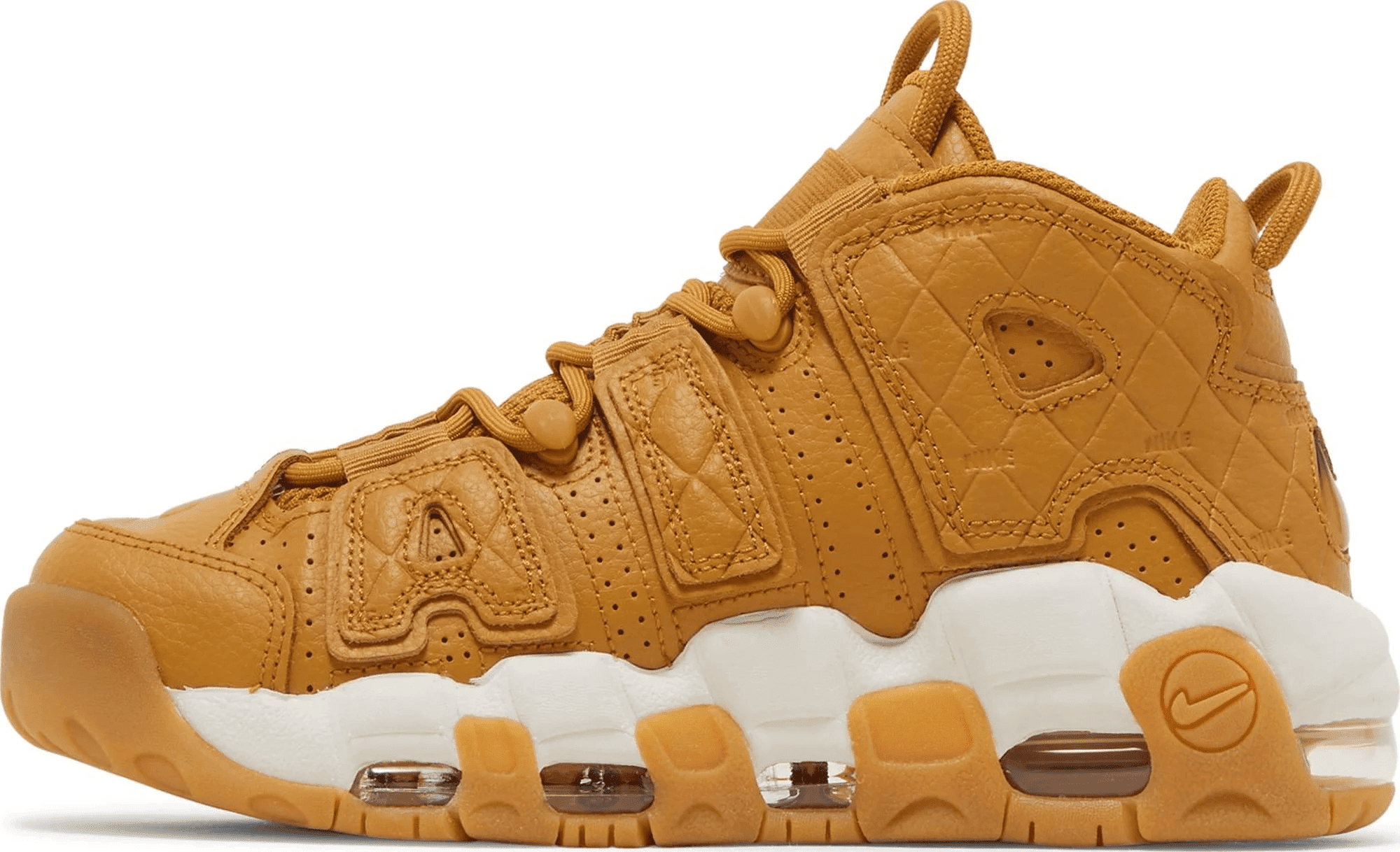 Men's Air More Uptempo Quilted Wheat Shoes