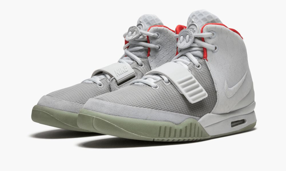 Men's Air Yeezy 2 NRG Pure Platinum Shoes - Image 2