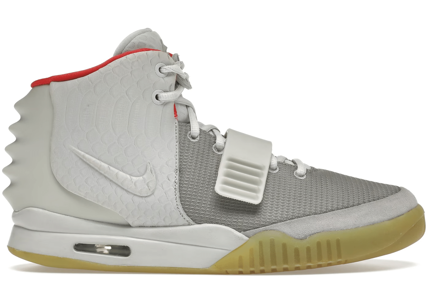Men's Air Yeezy 2 NRG Pure Platinum Shoes