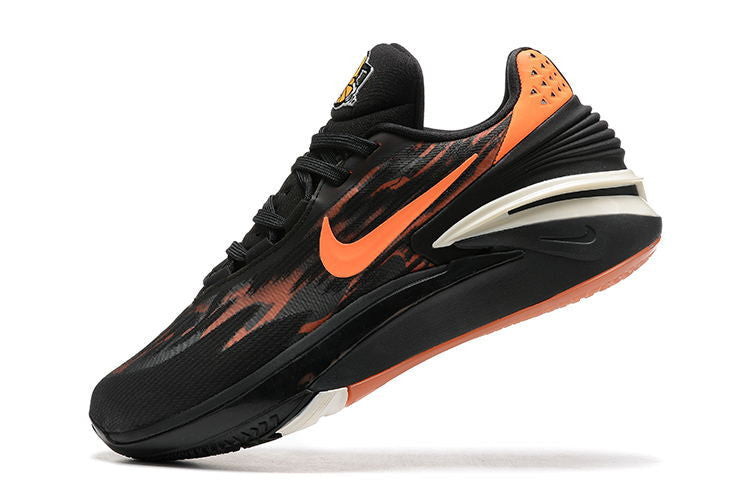 Men's Air Zoom G.T Cut 2 Black Orange Shoes - Image 3