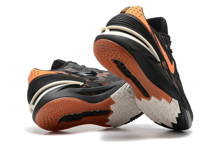 Men's Air Zoom G.T Cut 2 Black Orange Shoes - Image 5