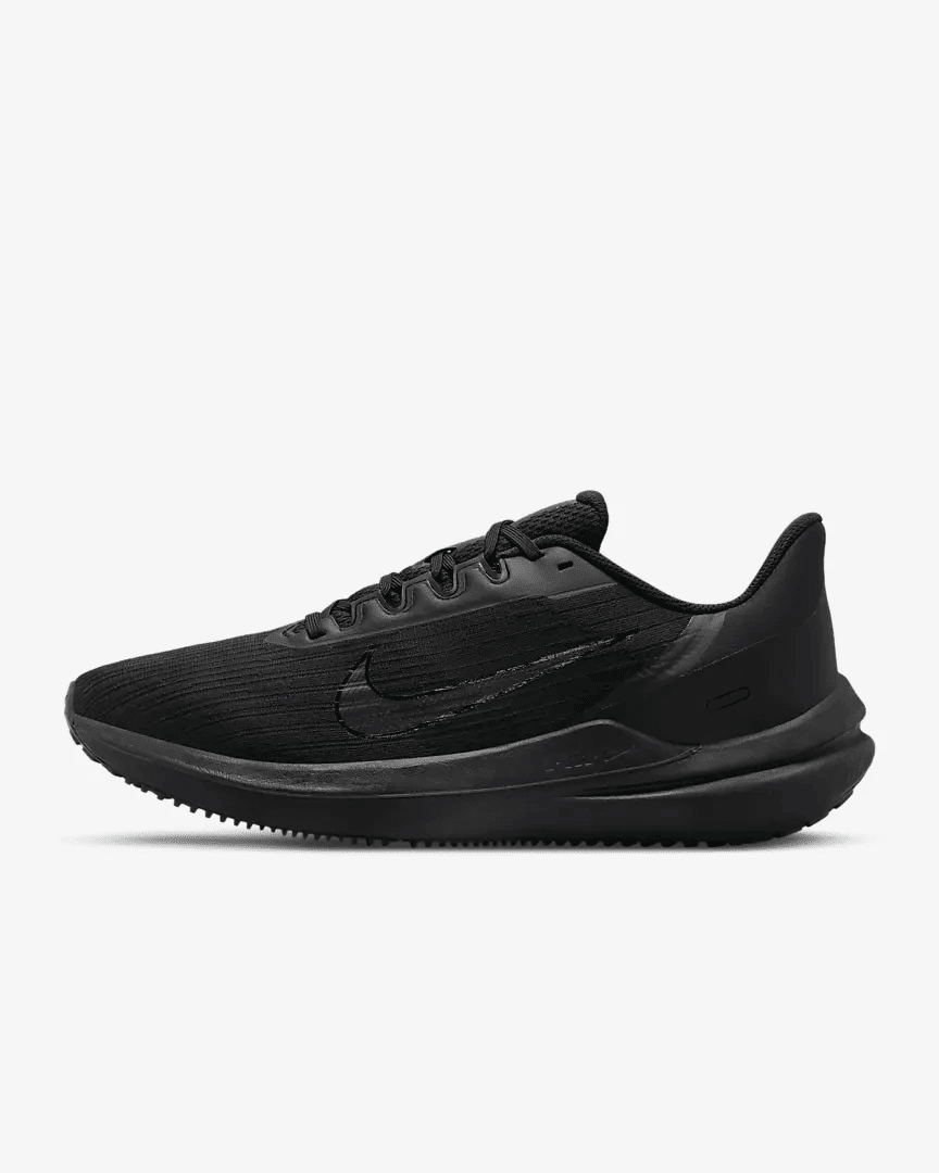 Men's Air Zoom Winflo 9 Black Dark Smoke Grey Shoes