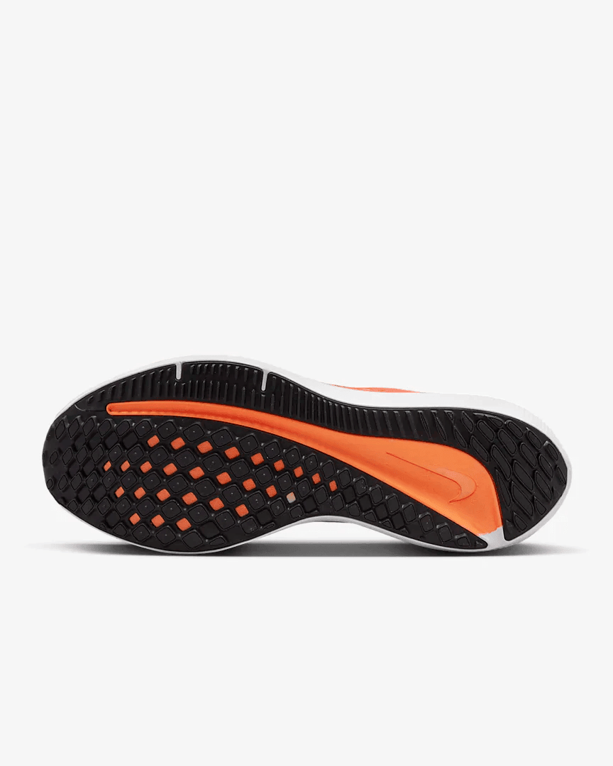 Men's Air Zoom Winflo 9 White Bright Crimson Shoes - Image 6