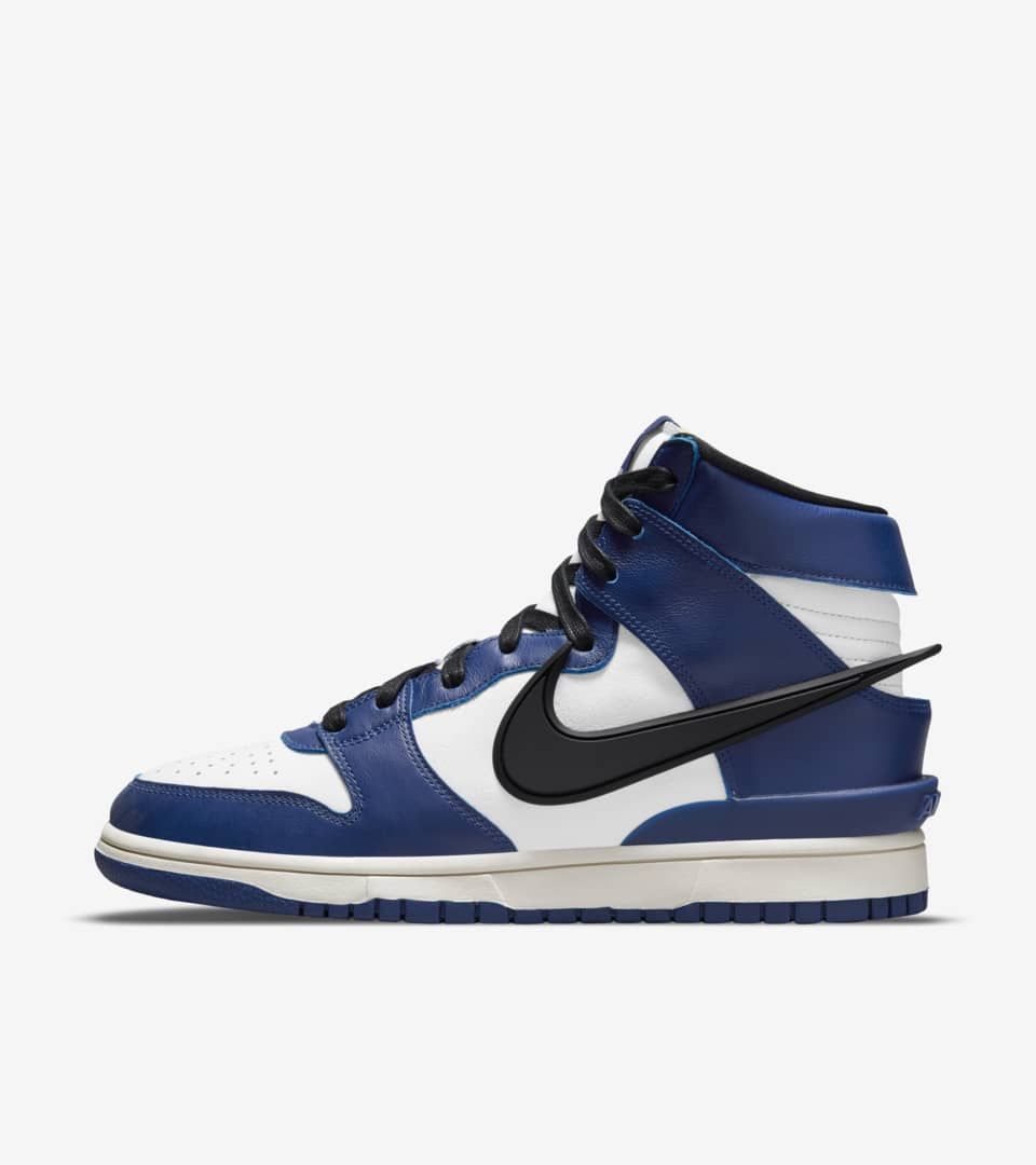 Men's Ambush x SB Dunk High Deep Royal Shoes