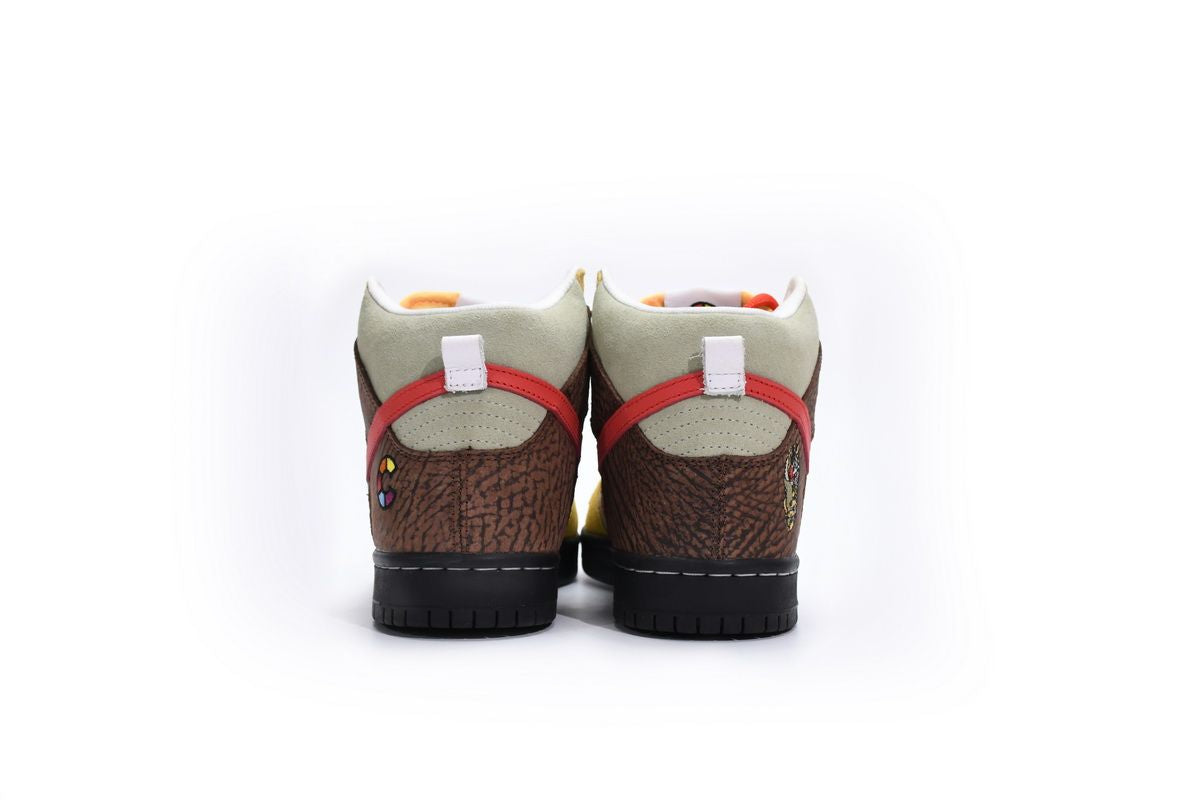 Men's Color Skates x SB Dunk High Kebab and Destroy Shoes - Image 3