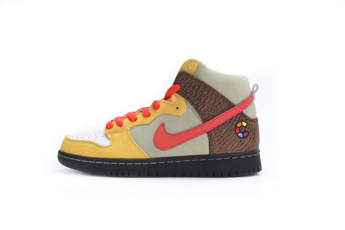 Men's Color Skates x SB Dunk High Kebab and Destroy Shoes