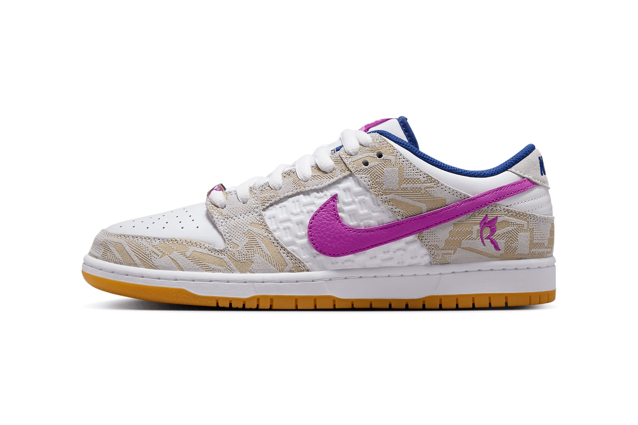 Men's Dunk Low Ãƒâ€”Rayssa Leal White Blue Purple Shoes
