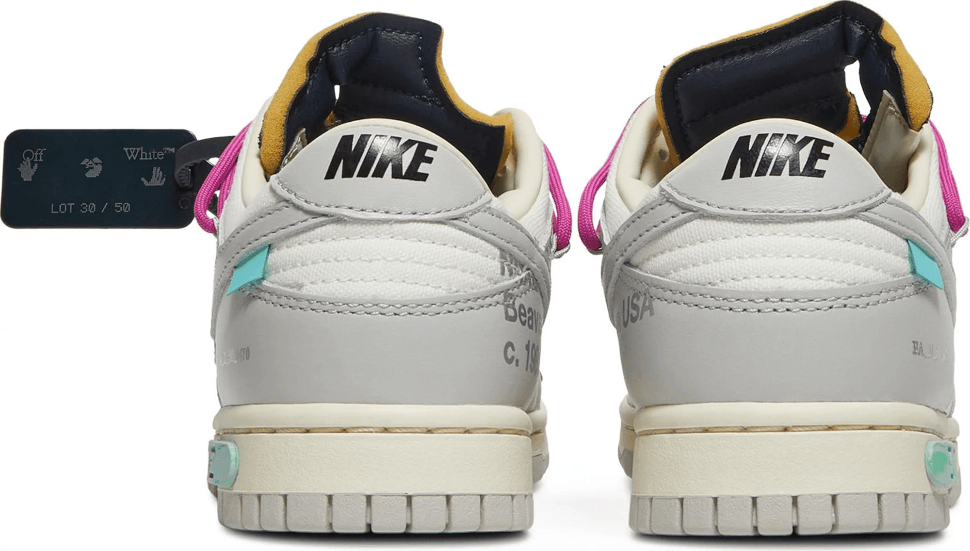Men's Dunk Low x Off-White Lot 30 Of 50 Shoes - Image 4