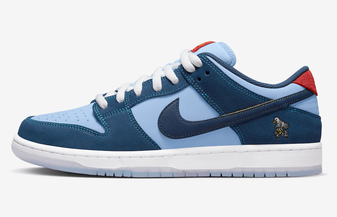 Men's Dunk Low x Why So Sad Coastal Blue Shoes