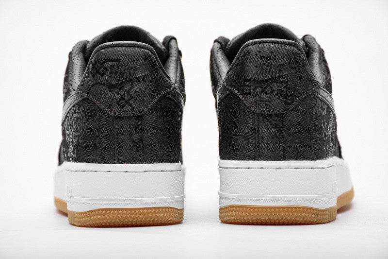 Men's Fragment Clot x Air Force 1 PRM Black Shoes - Image 3