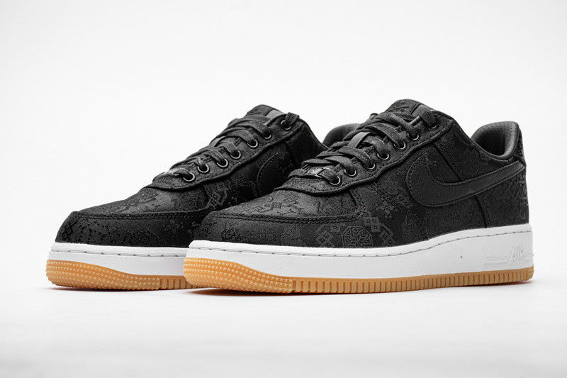 Men's Fragment Clot x Air Force 1 PRM Black Shoes - Image 2
