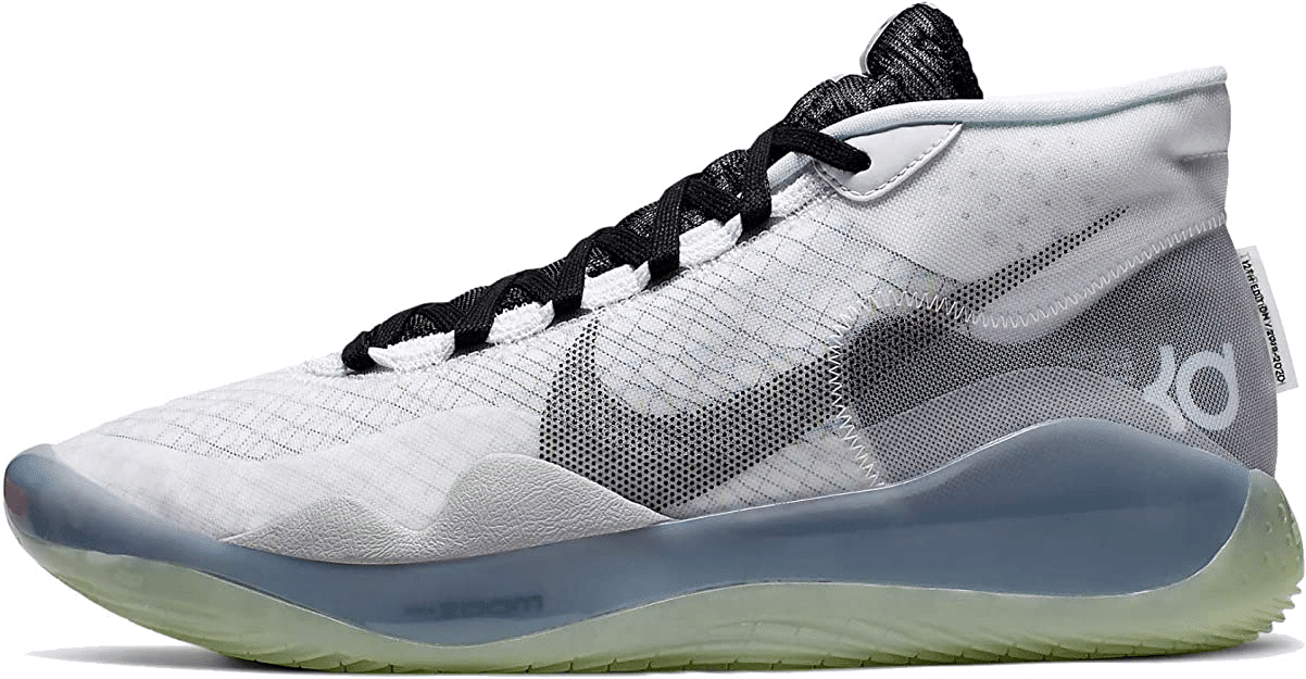 Men's KD 12 Enspire White Black Shoes