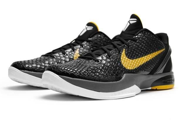 Men's Kobe 6 Black Del Sol Shoes - Image 2