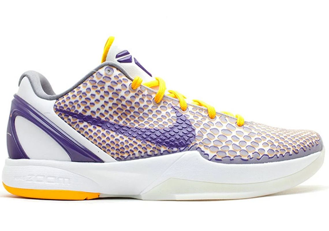 Men's Kobe 6 Lakers 3D Shoes