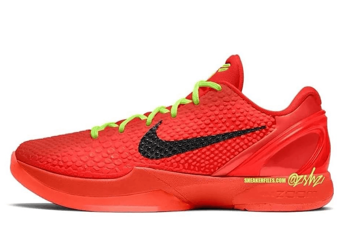 Men's Kobe 6 Reverse Grinch Shoes