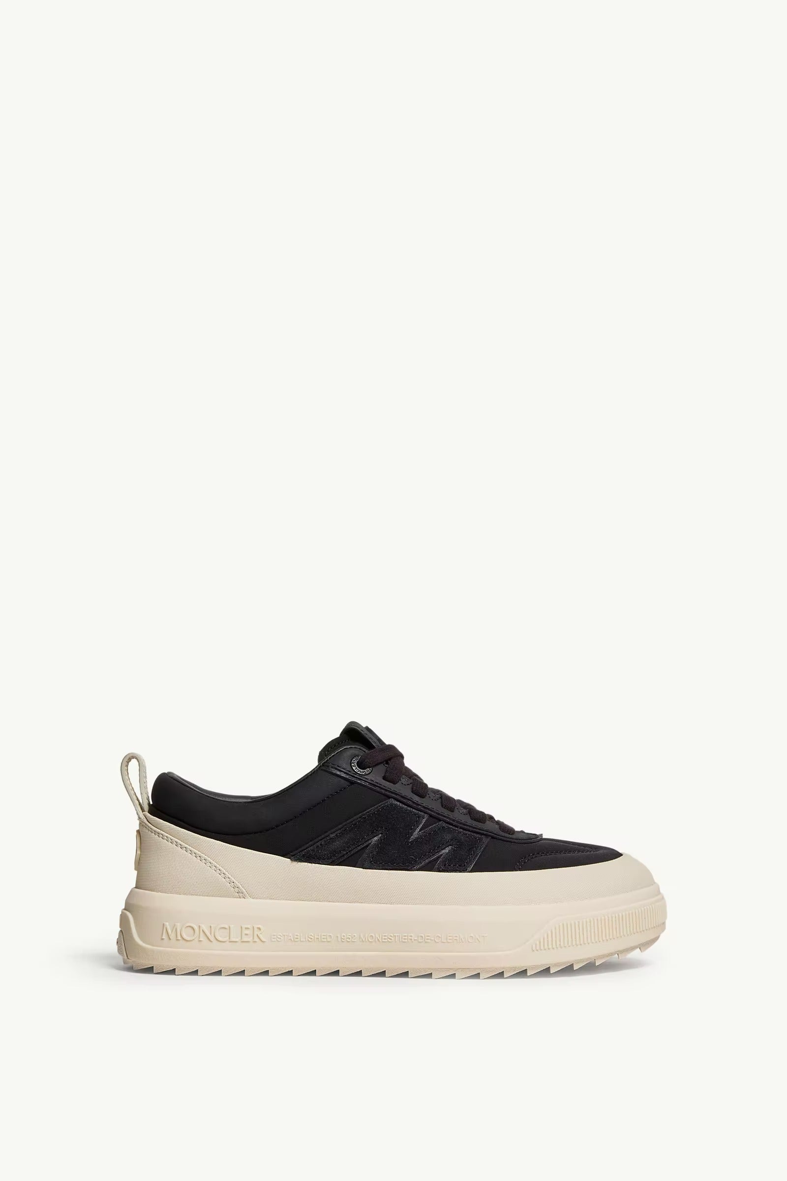 Men's Moncler Altive Leather Black Sneakers
