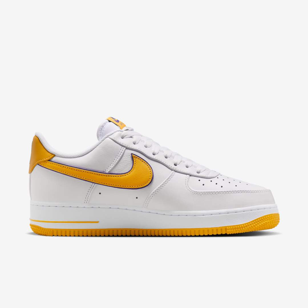 Men's Nike Air Force 1 Low 'Lakers Home' Shoes - Image 2