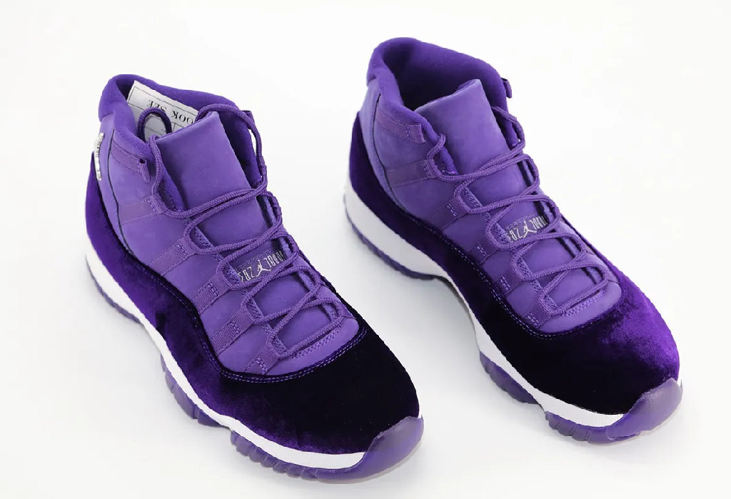 Men's Nike Air Jordan 11 Purple Rain Shoes - Image 3