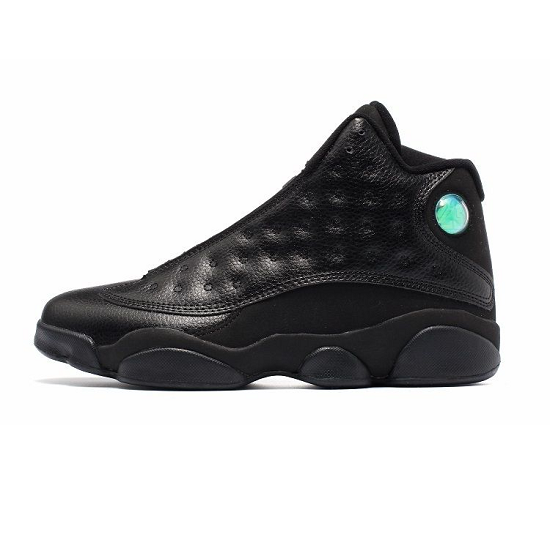 Men's Nike Air Jordan 13 Retro Triple Black Shoes