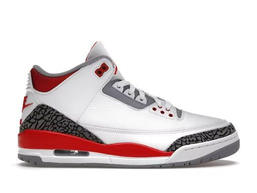 Men's Nike Air Jordan 3 Fire Red Shoes