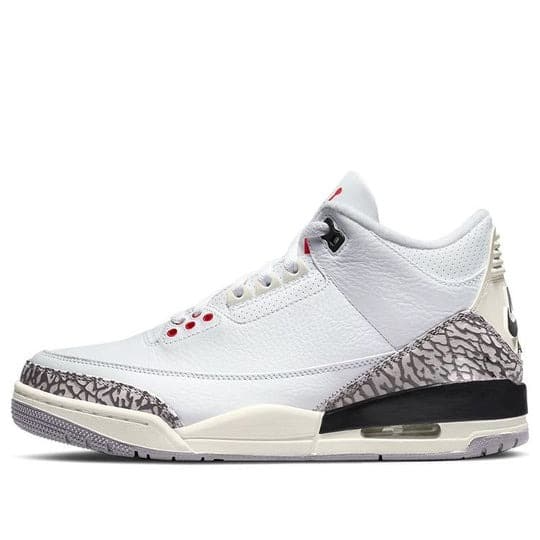 Men's Nike Air Jordan 3 White Cement Shoes
