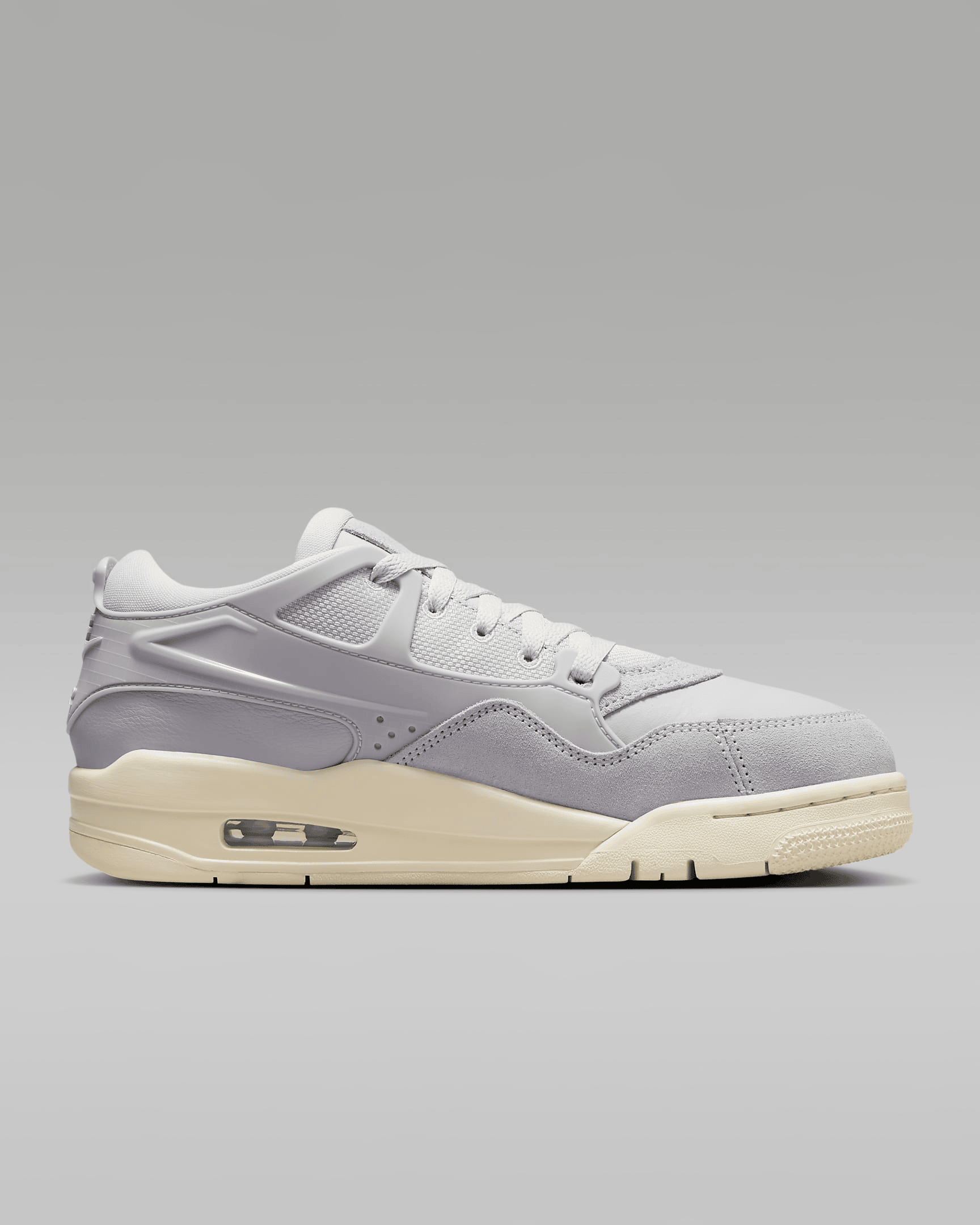 Men's Nike Air Jordan 4 Neutral Grey Shoes - Image 2
