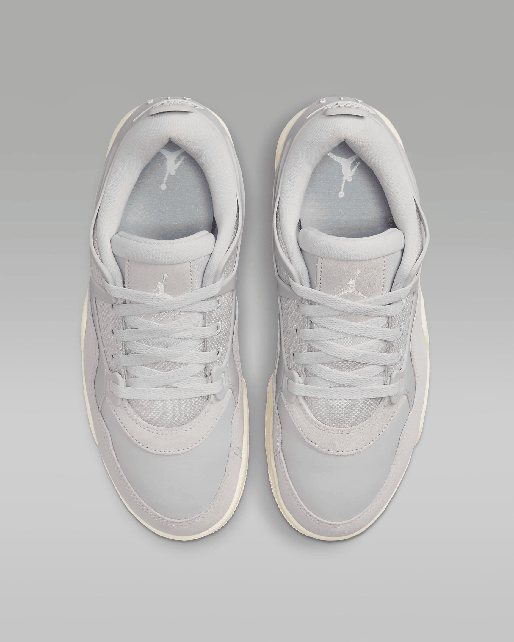 Men's Nike Air Jordan 4 Neutral Grey Shoes - Image 3