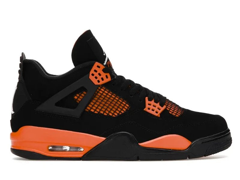 Men's Nike Air Jordan 4 Retro Orange Shoes