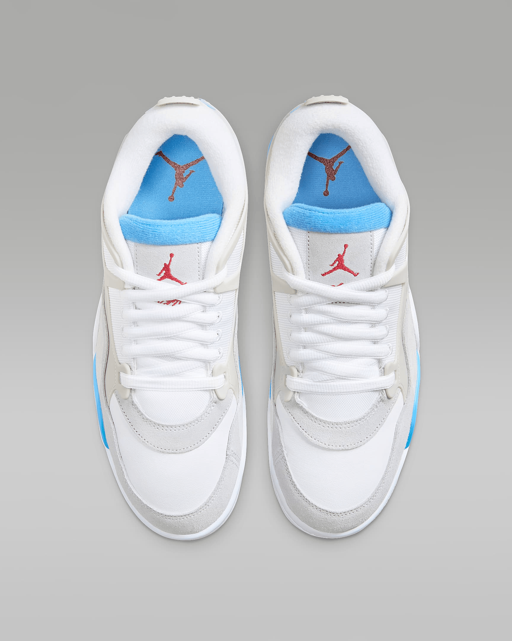 Men's Nike Air Jordan 4 RM White Blue Shoes - Image 3