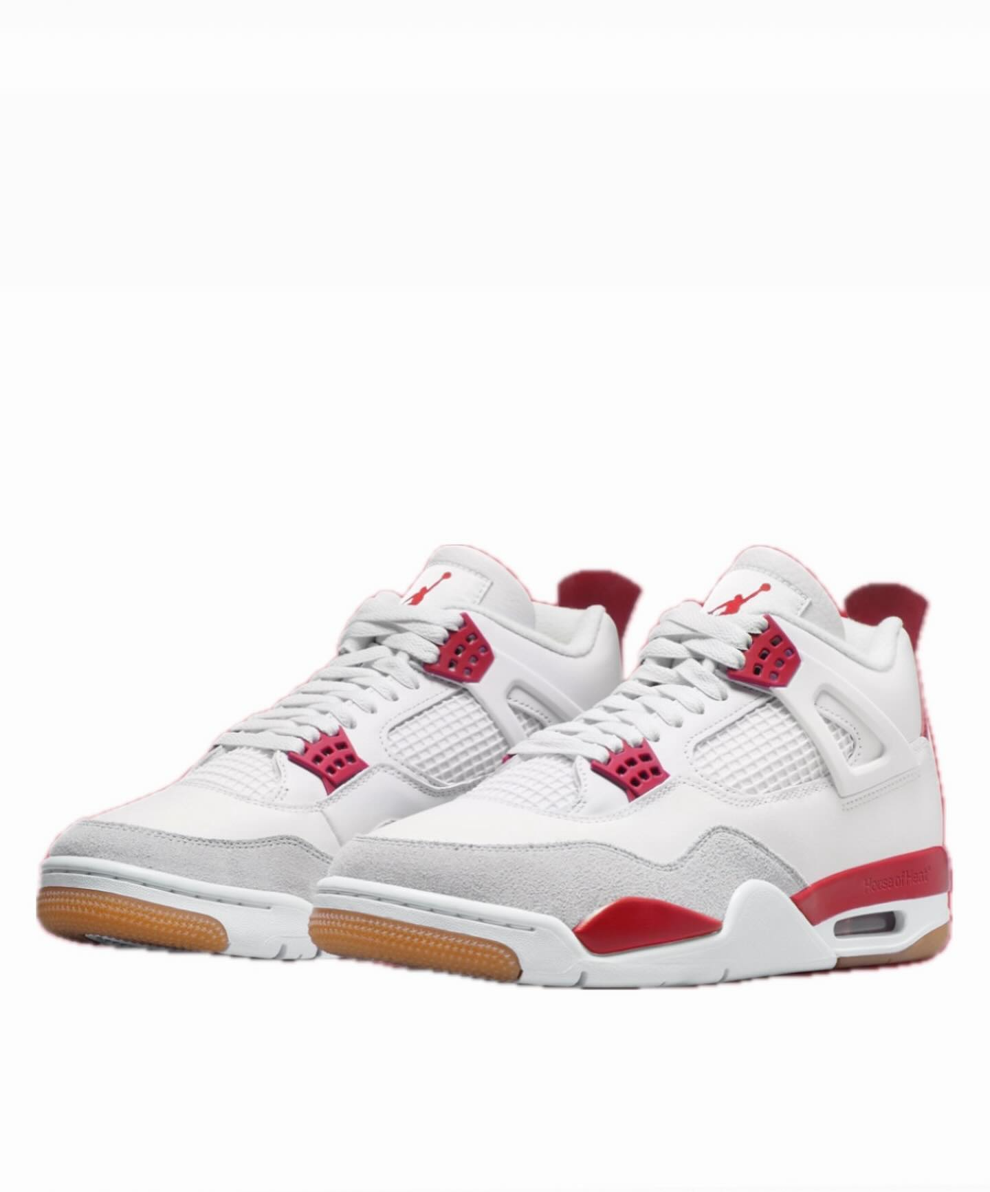 Men's Nike Air Jordan 4 Varsity Red Shoes - Image 2