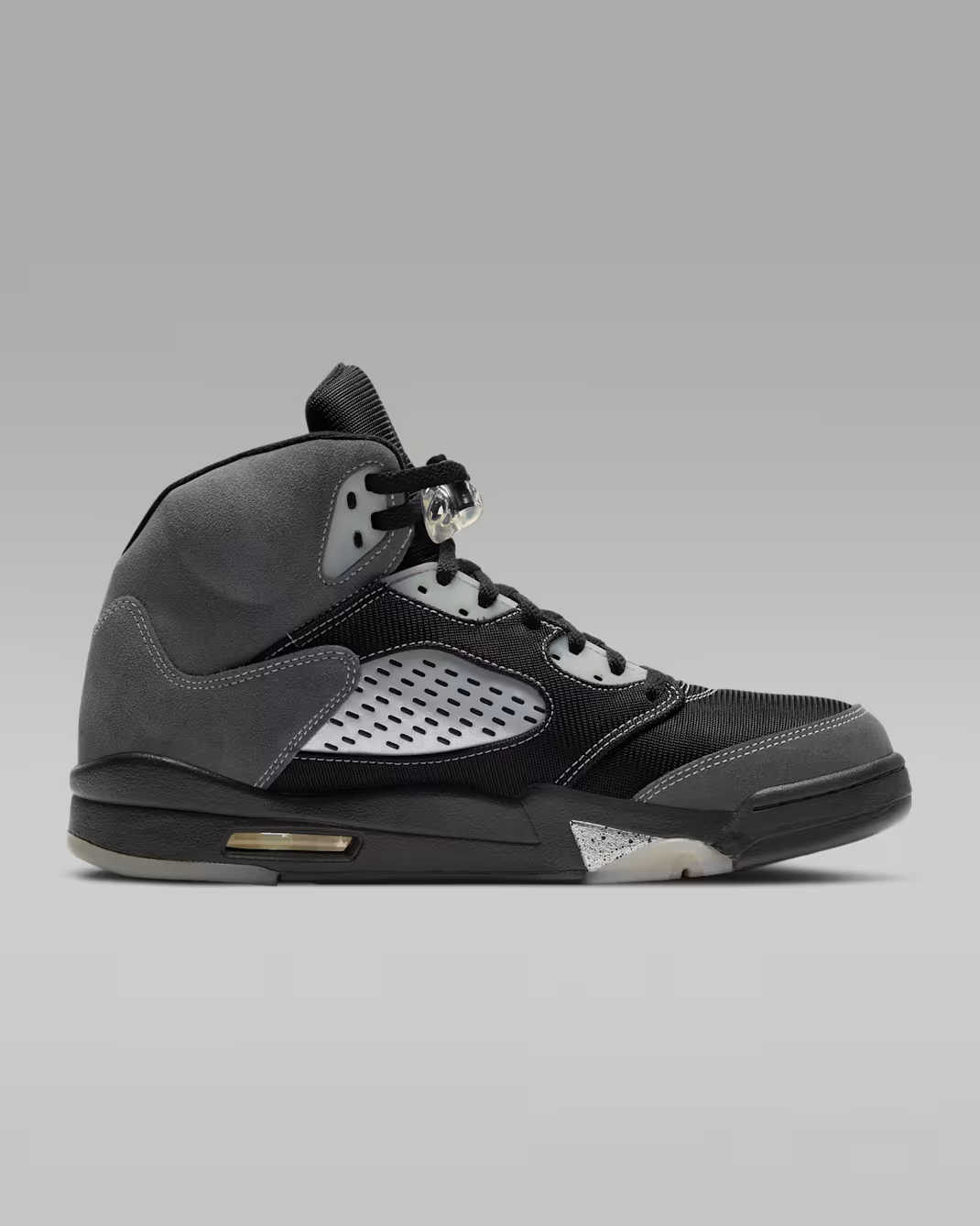 Men's Nike Air Jordan 5 Retro Anthracite Shoes - Image 2