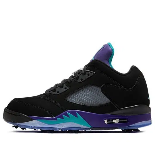 Men's Nike Air Jordan 5 Retro Black Grape Shoes