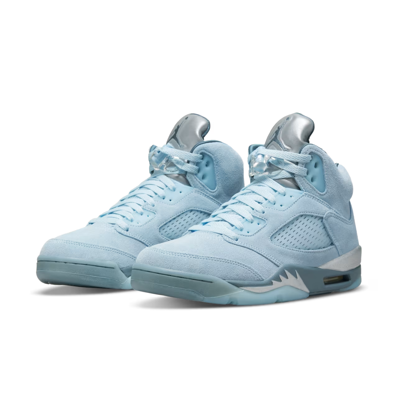 Men's Nike Air Jordan 5 Retro Blue Bird Shoes - Image 3