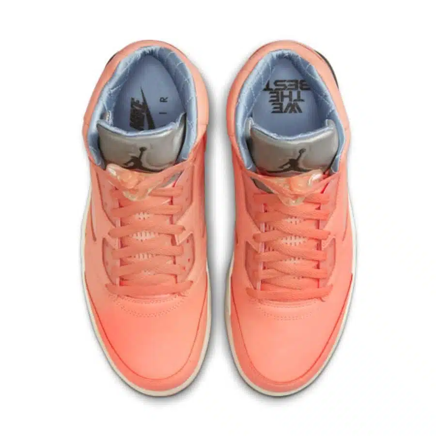 Men's Nike Air Jordan 5 Retro Crimson Shoes - Image 4