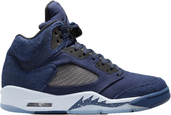 Men's Nike Air Jordan 5 Retro Midnight Navy Shoes