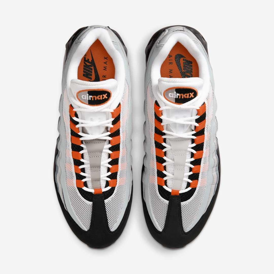 Men's Nike Air Max 95 Bright Mandarin Shoes - Image 4
