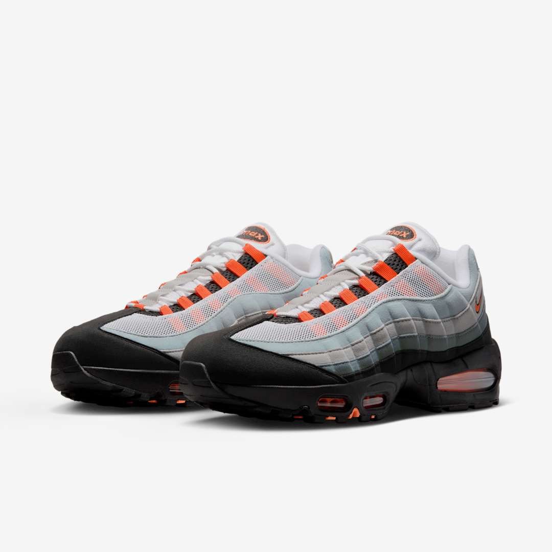 Men's Nike Air Max 95 Bright Mandarin Shoes - Image 3