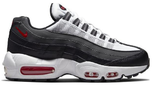 Men's Nike Air Max 95 Iron Grey Red Shoes