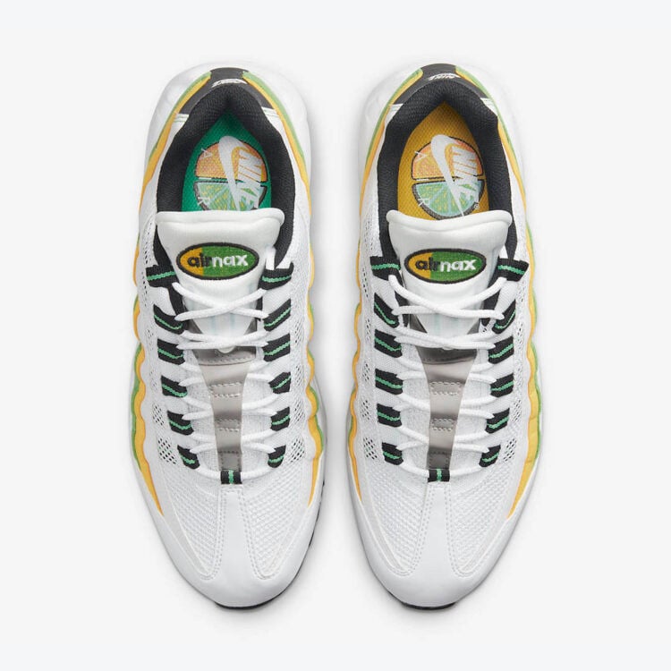 Men's Nike Air Max 95 Lemon Lime Shoes - Image 4