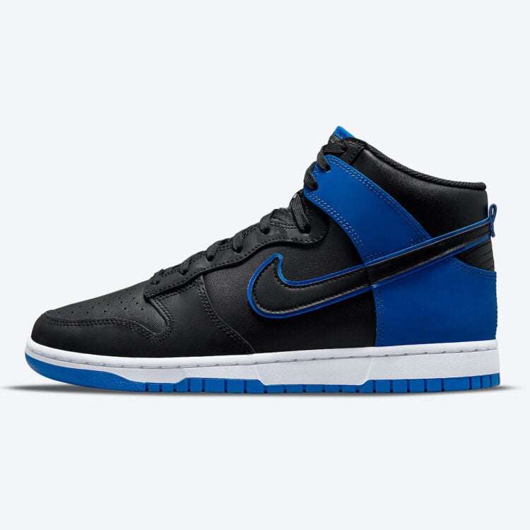 Men's Nike Dunk High Blue Camo Shoes