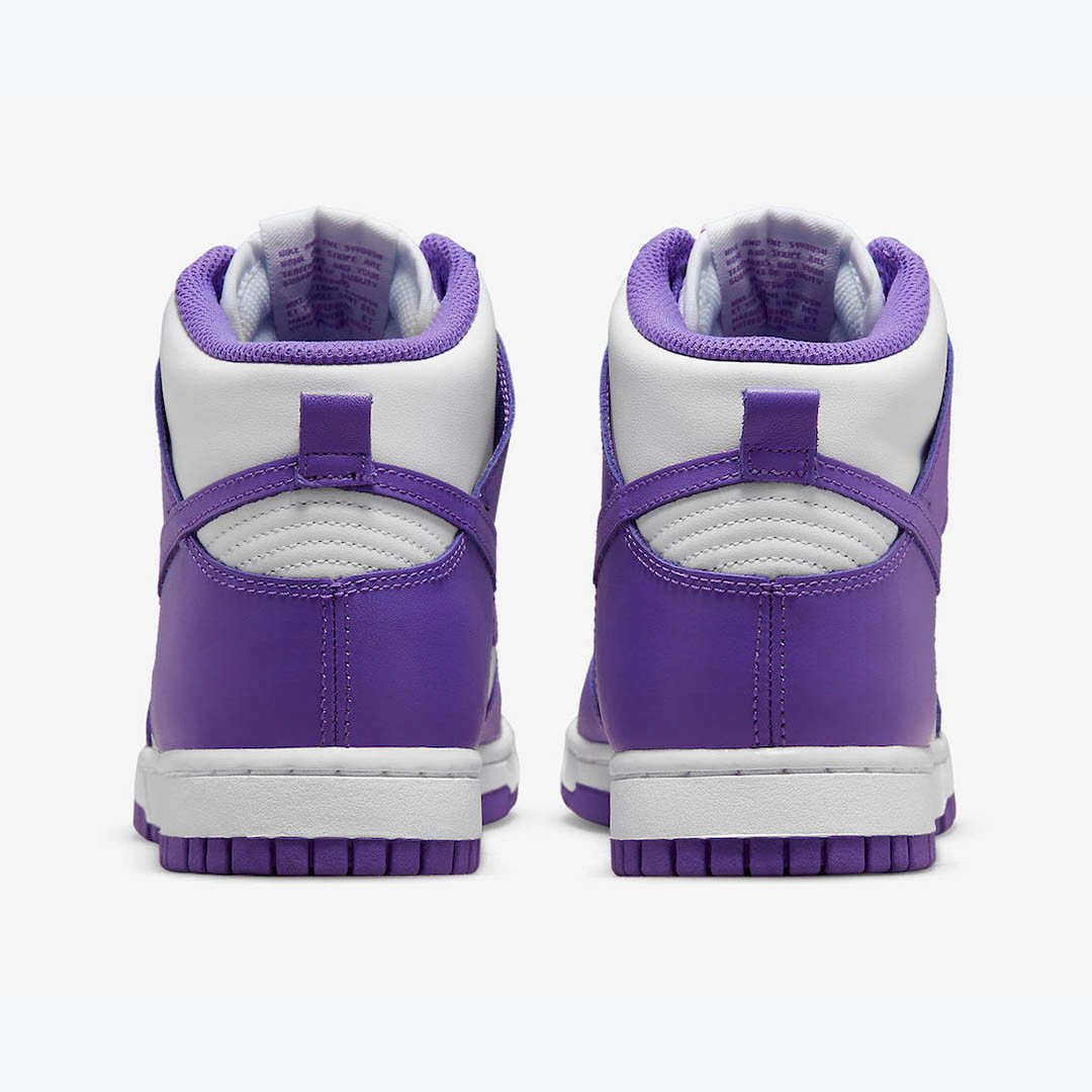 Men's Nike Dunk High Court Purple Shoes - Image 5