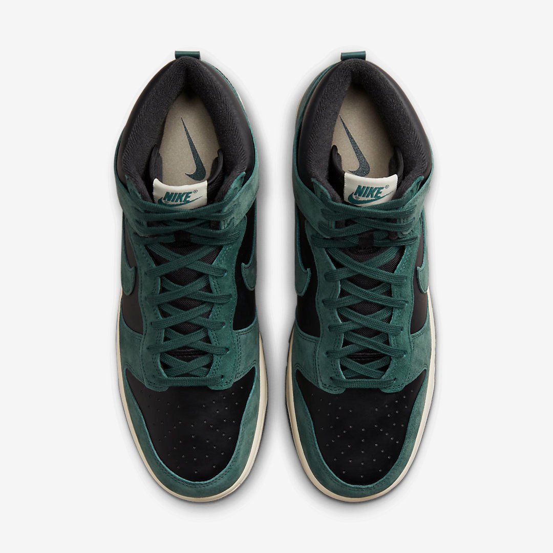 Men's Nike Dunk High Faded Spruce Shoes - Image 4