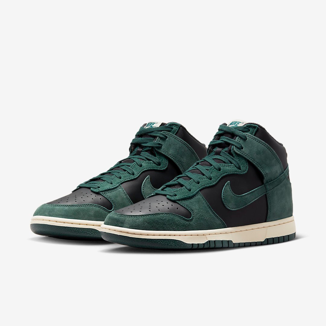 Men's Nike Dunk High Faded Spruce Shoes - Image 3