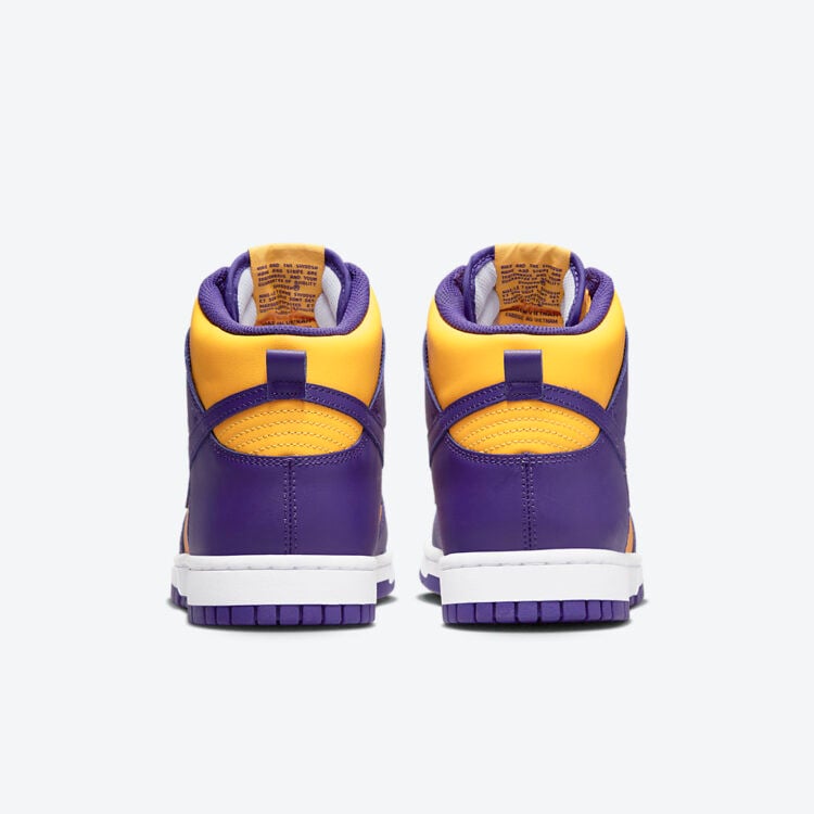 Men's Nike Dunk High Lakers Shoes - Image 5