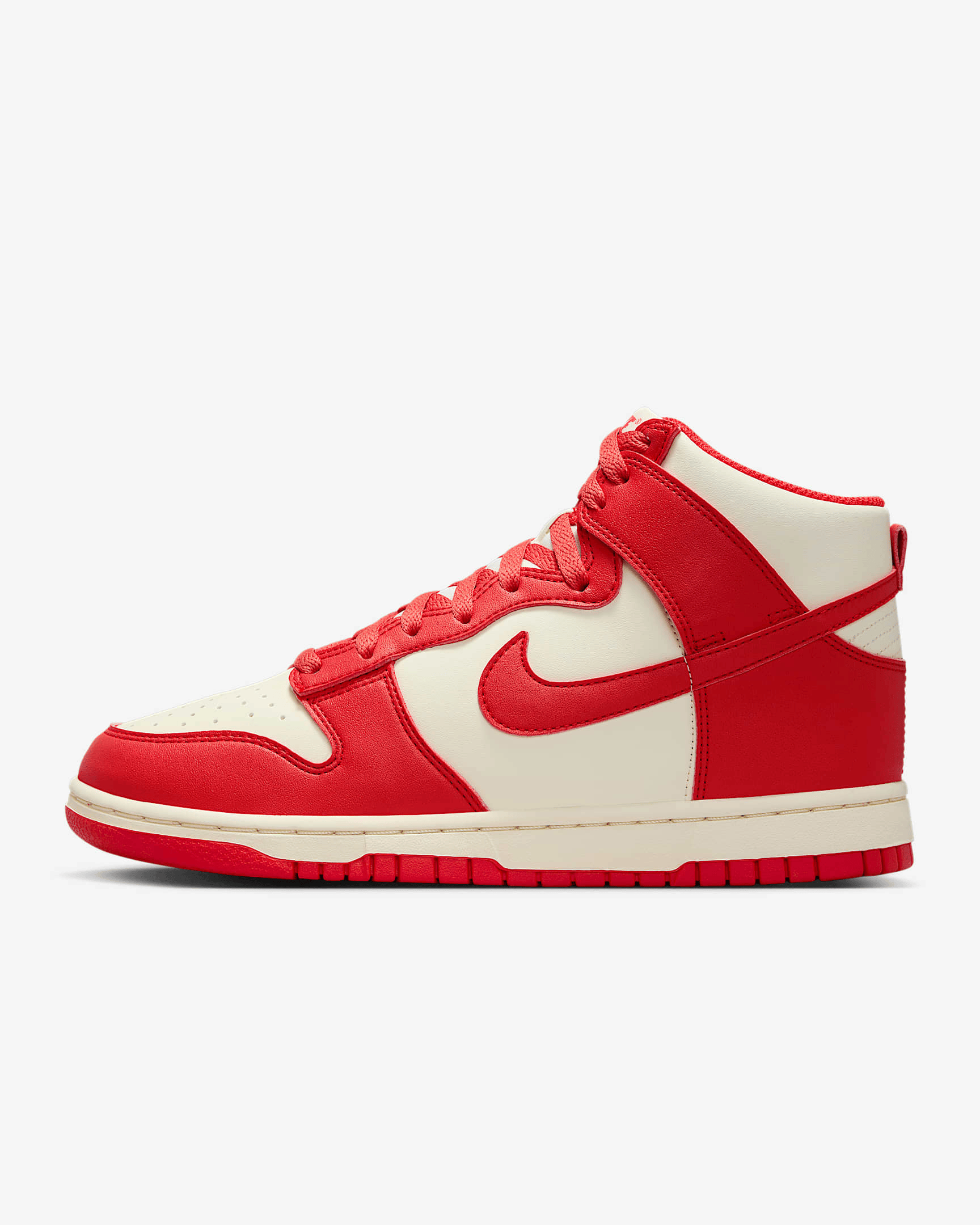 Men's Nike Dunk High Light Crimson Shoes