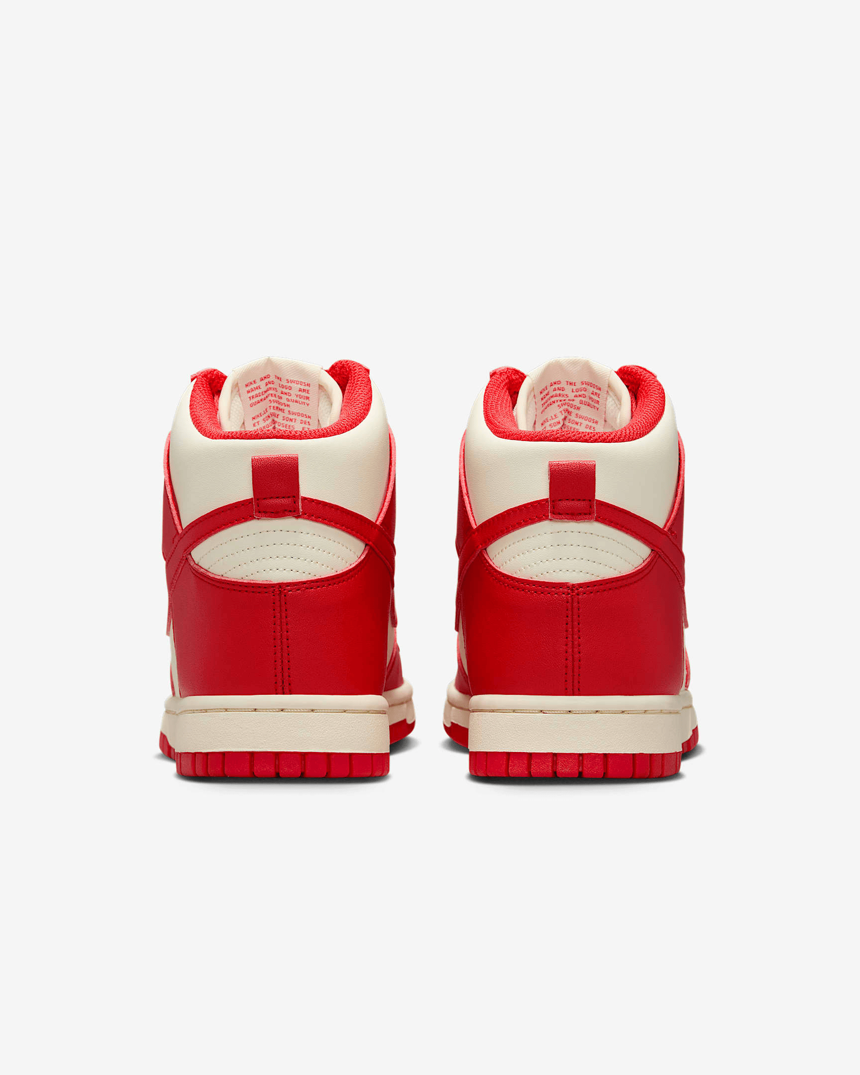 Men's Nike Dunk High Light Crimson Shoes - Image 5