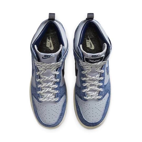 Men's Nike Dunk High Midnight Navy Shoes - Image 4