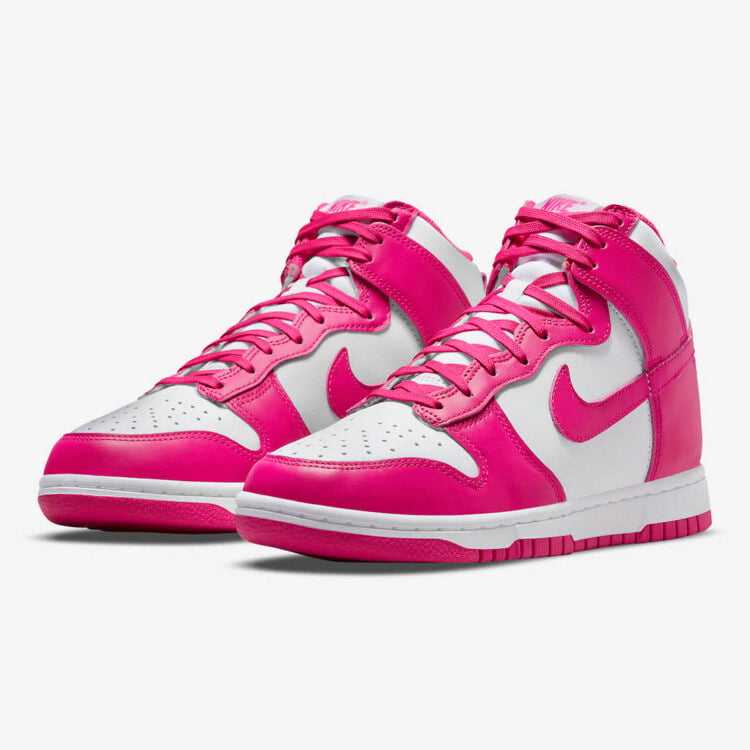 Men's Nike Dunk High Pink Prime Shoes - Image 3