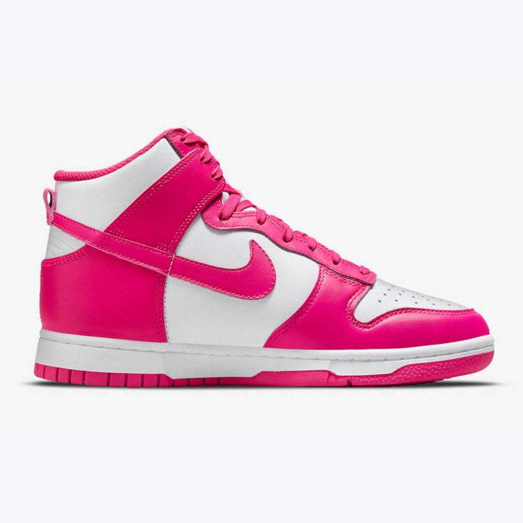 Men's Nike Dunk High Pink Prime Shoes - Image 2